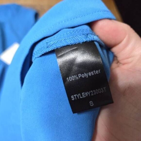 NWT Tuckernuck Pomander Place Capri Blue Crepe Kenzo Dress Sz Small - Picture 4 of 5